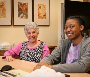 Khamyra and Liz, Learning Edge tutoring